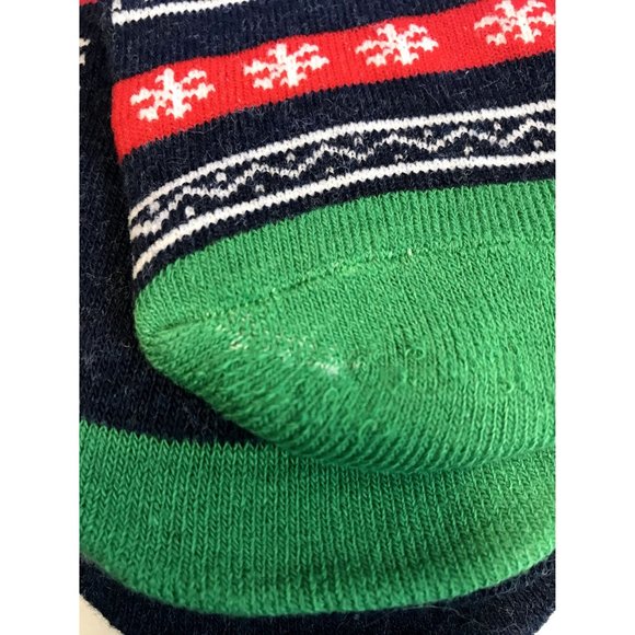 Here Comes SANTA FLOSS & Christmas Trees Men's Crew Socks Size 6-12.5 - Picture 6 of 6
